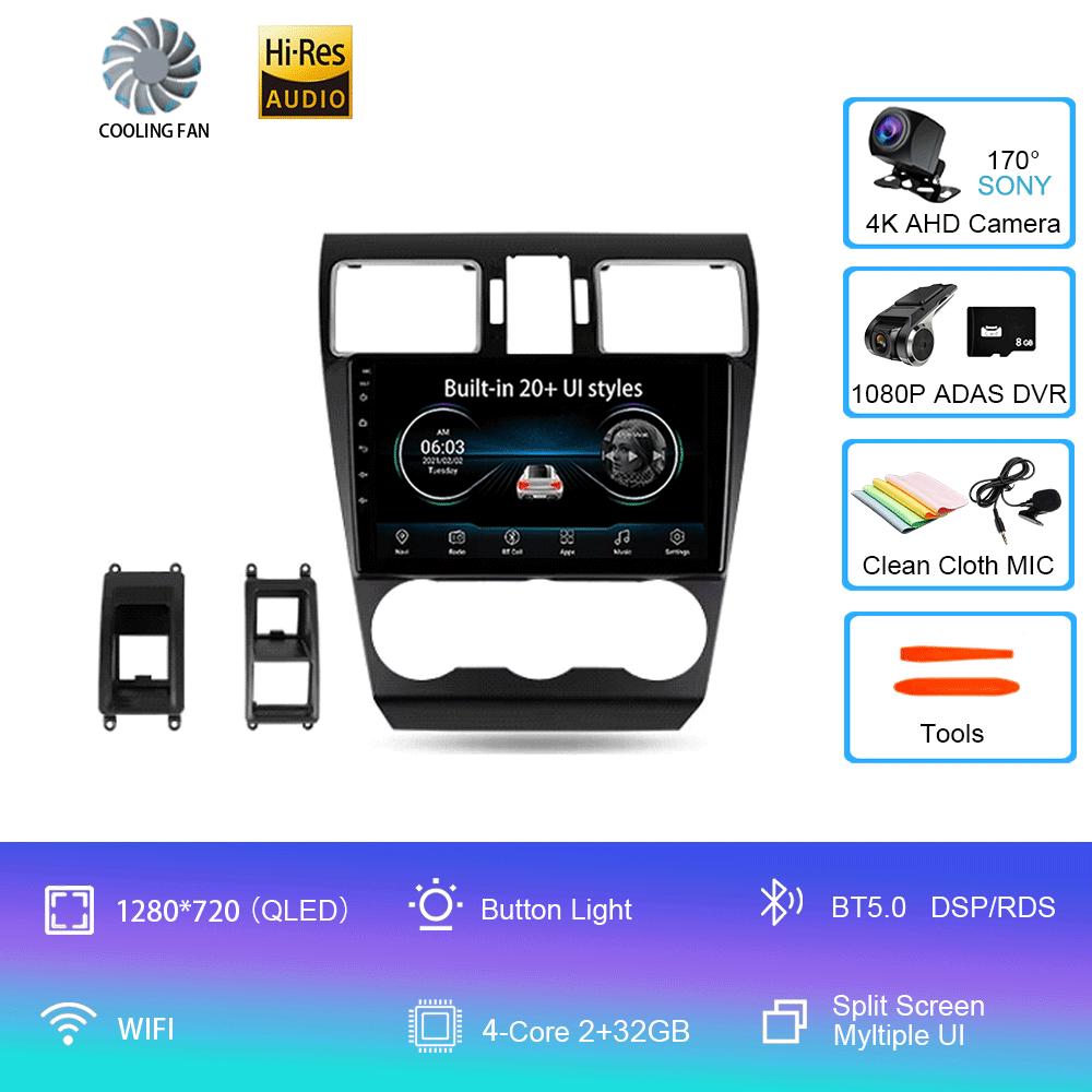 Android 14 Car Radio Subaru Forester 4 SJ 2016 - 2018 Multimedia Video Player GPS Stereo Navigation No 2din 2 Din Dvd