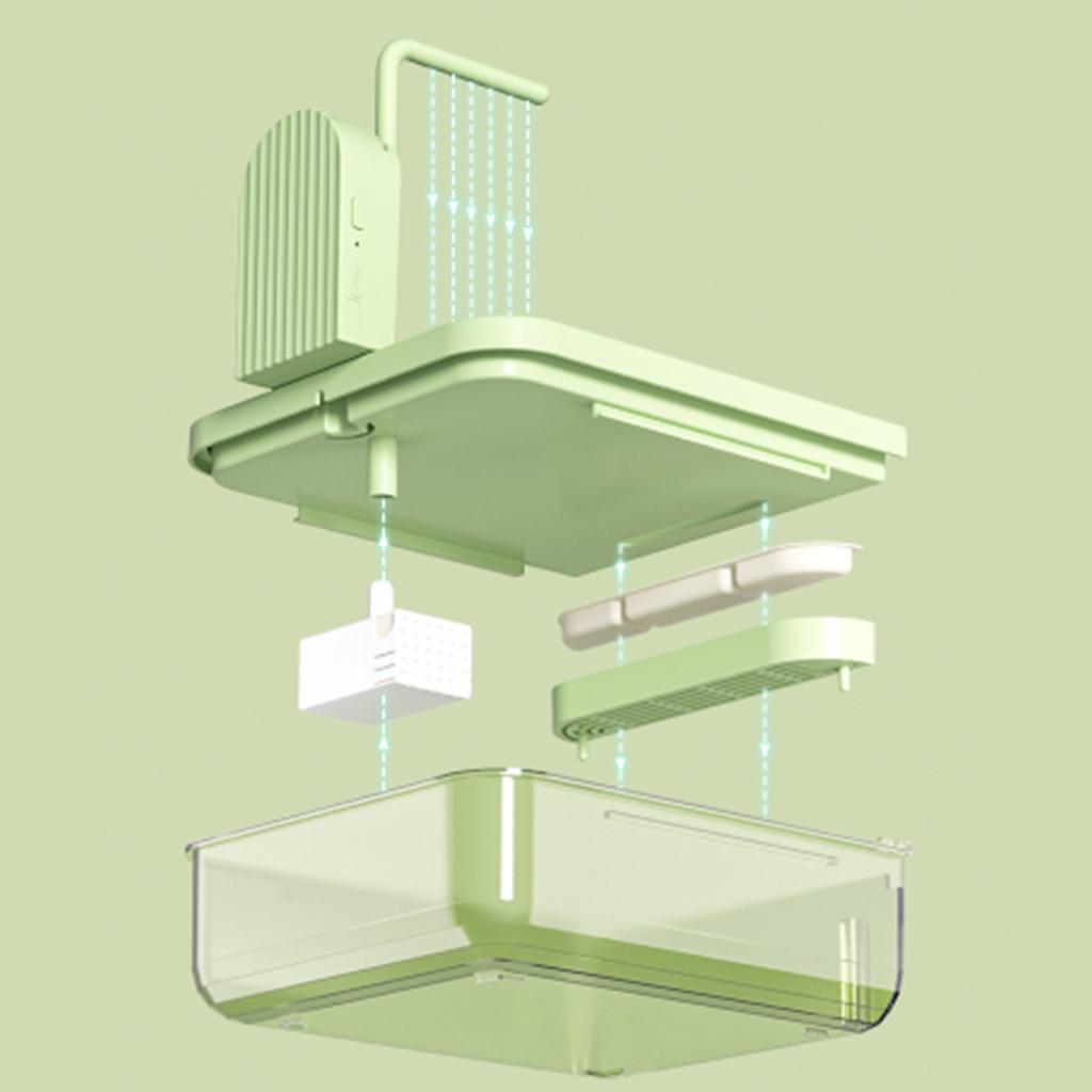 USB Water Circulation Cage Bird Bath - Parrot Shower Box