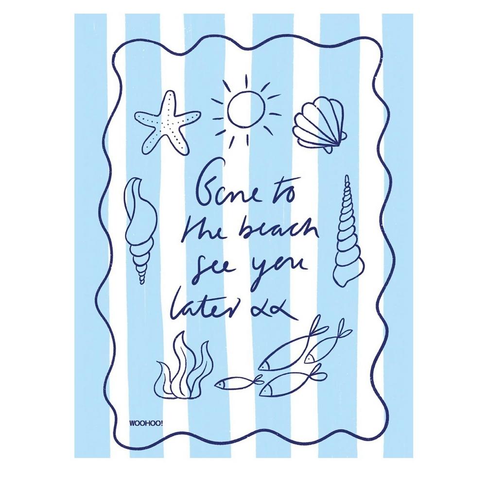 Mandi Welton Gone To The Beach Print