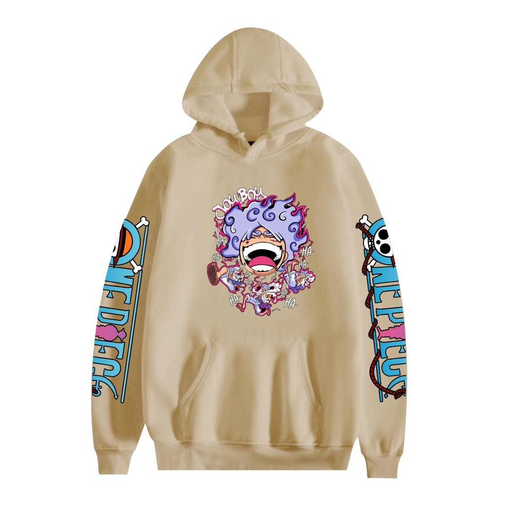 New Fashion ONE PIECE Anime Hoodies Cartoon Printed Sweatshirts Casual Long Sleeve Tops for Men Women