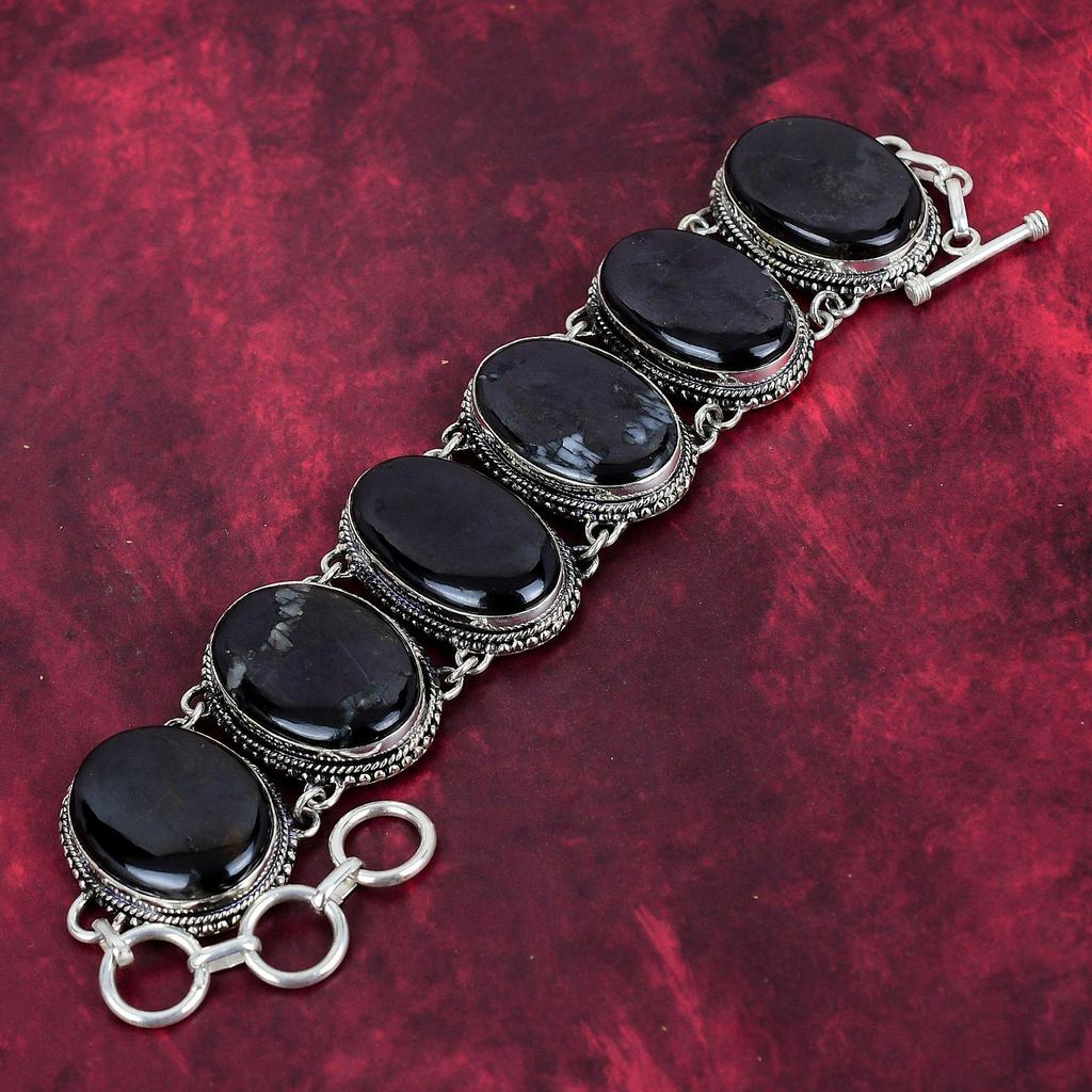 Sugilite Bracelet, 925 Solid Sterling Silver Gemstone Jewelry, Handmade Bracelet For Mother Day