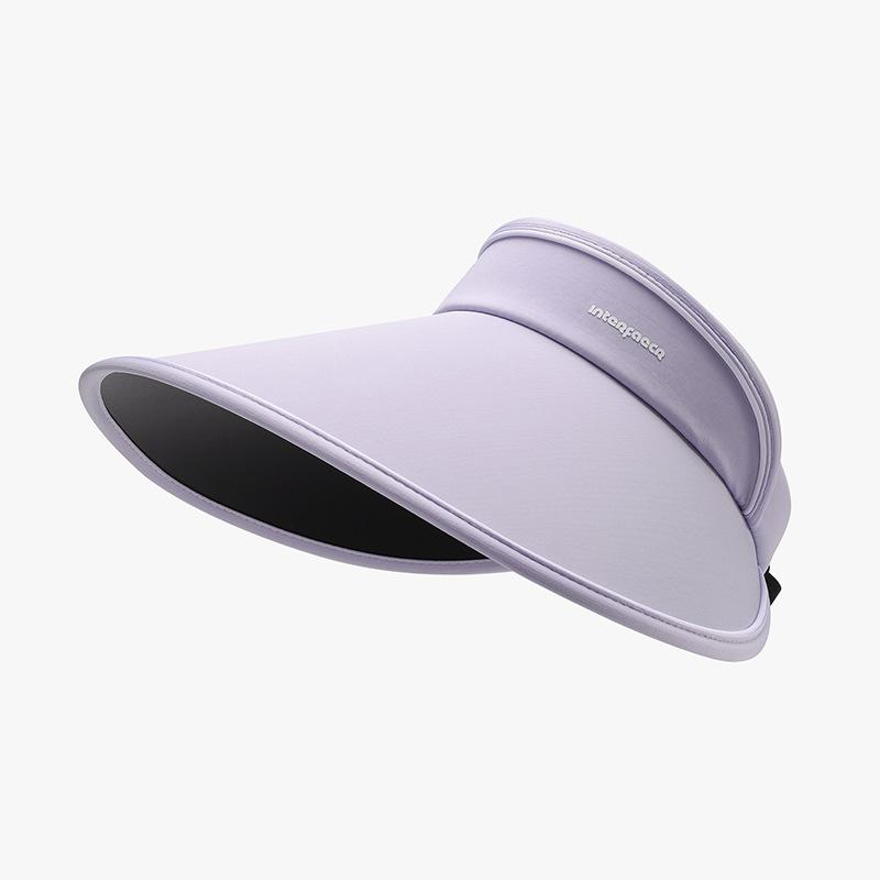 Summer, UV Protection, Vinyl Large Brim, Sunshade, Hollow Cap, Female, Outdoor Riding, Ice Silk, Breathable Sun Hat