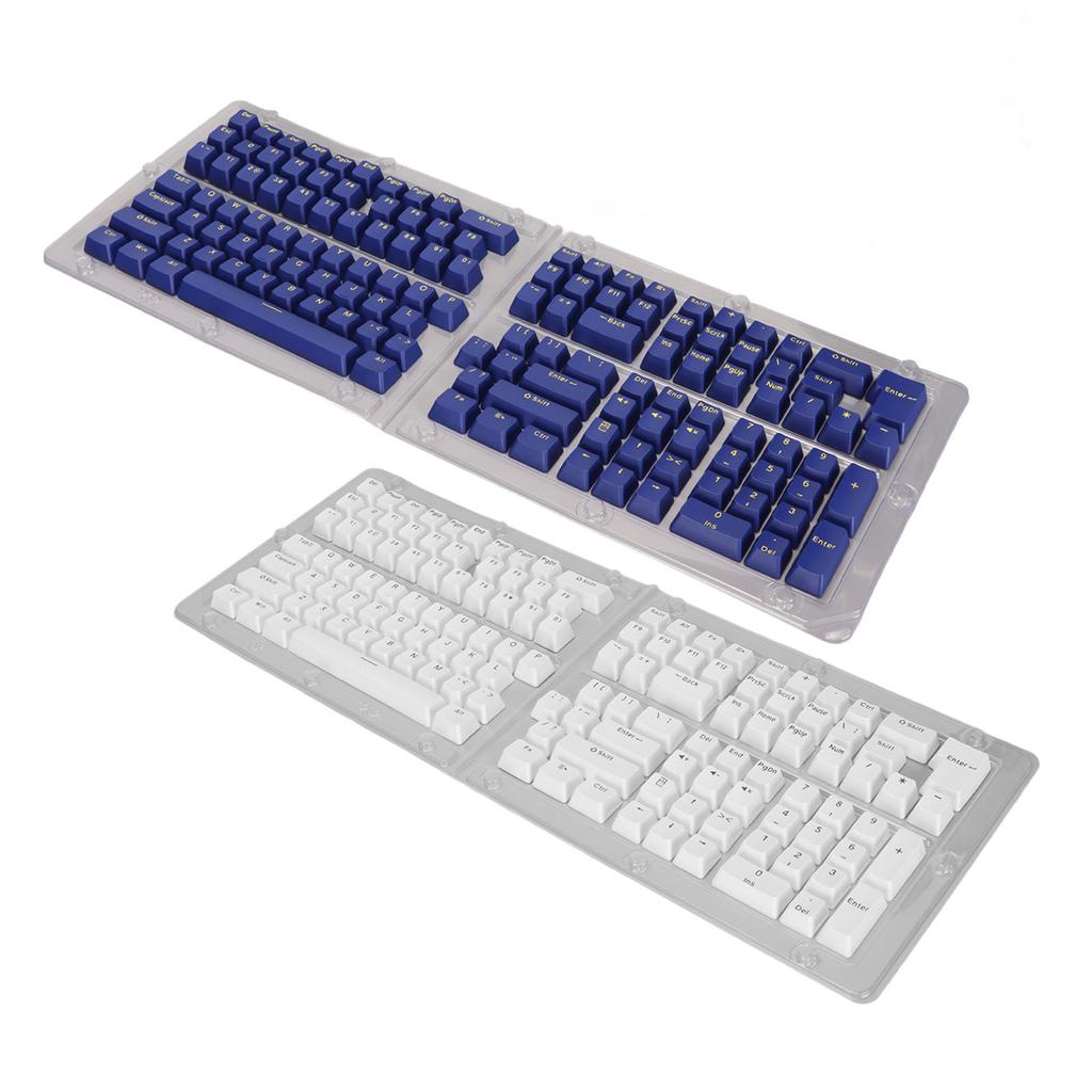132 Key PBT Keyboard Keycaps OEM Height Secondary Injection Molding DIY ...