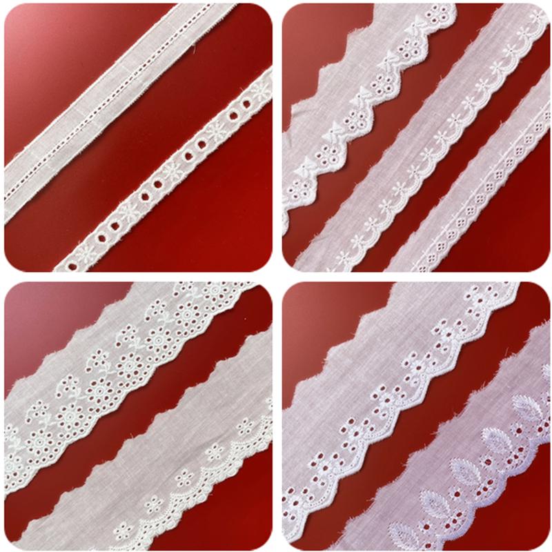 Cotton Lace Trim for DIY Crafts and Home Decor