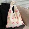 A Single-shoulder Tote Bag with A Laid-back Style Fresh Sweet and Simple Underarm Bag for Women