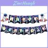 Colorful Astronaut Rocket Space Theme Kids Birthday Party Decoration Set Paper Scene Props Mix 16 Balloons