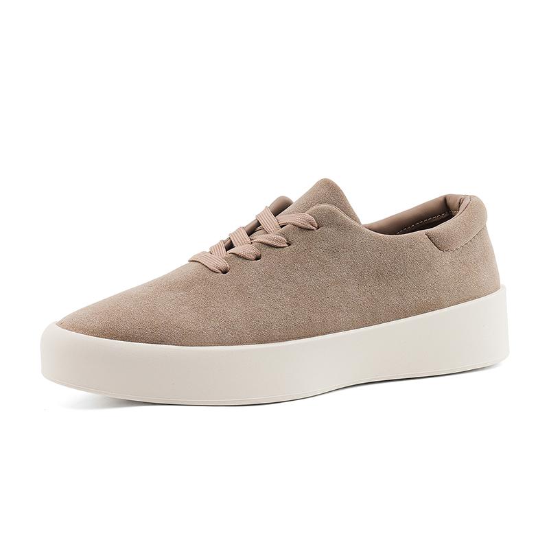 New Korean Suede Men's Sneakers Casual Soft Comfort Breathable Non Slip Fashion Holiday Gifts Preppy All Season Walking Training