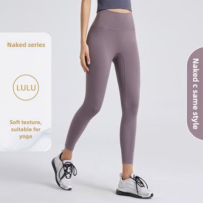 Bayanların şık ve rahat yüksek belli fitness yoga pantolonu