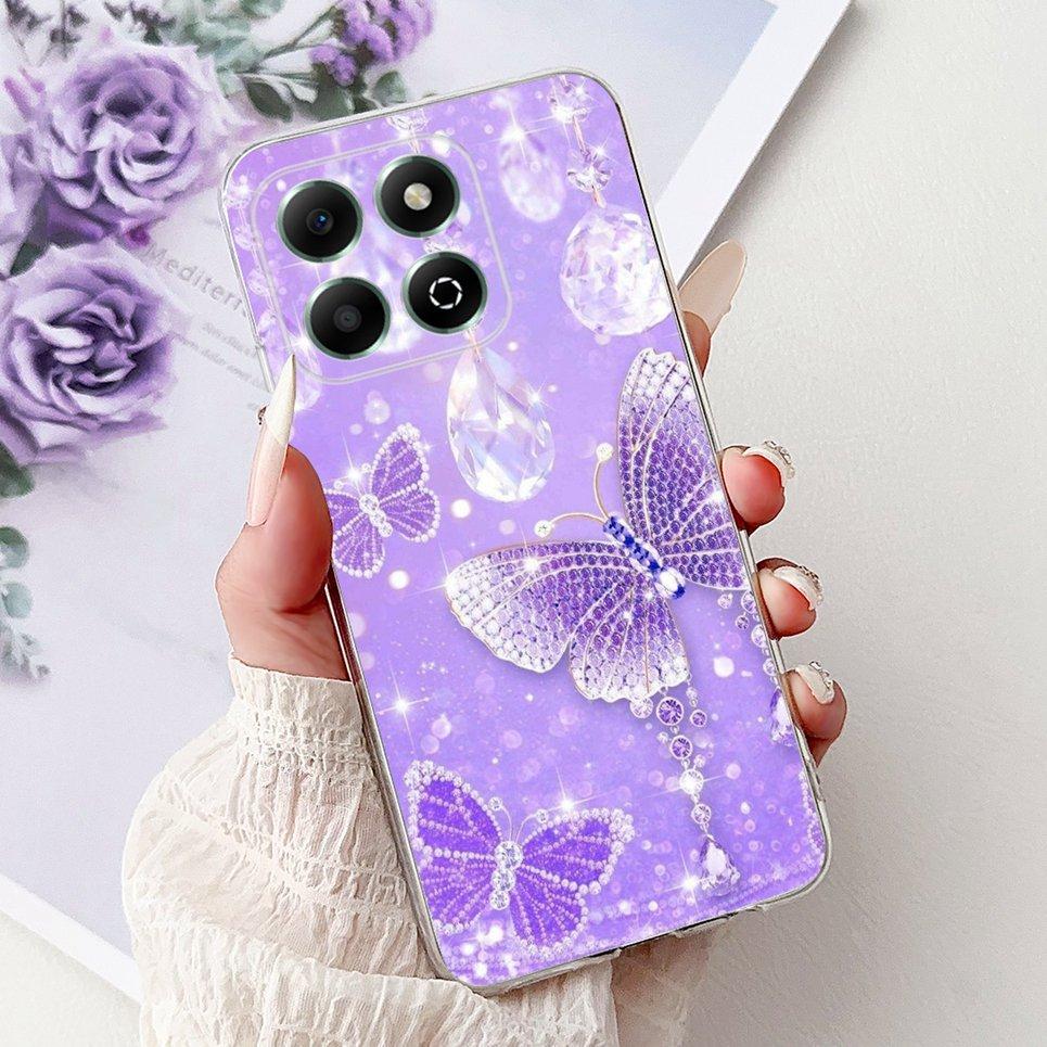 Für Huawei Honor X6 X6s 4G 5G X6a Plus Handyhülle Drache Löwe Tiger Cool Mode Malerei Rückseite Weiches Schwarzes Silikon Hülle