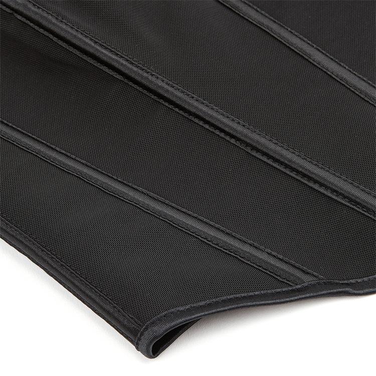 Schwarzes mattes trägerloses sexy Court-Top für Damen