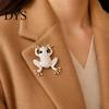 Jewelry Frog for Women, Rhinestone Stud Earrings, Sparkly Cute Sweet Cool Accessories Animal Brooch Pin, Vintage Boho Summer Beach Vacation Statement