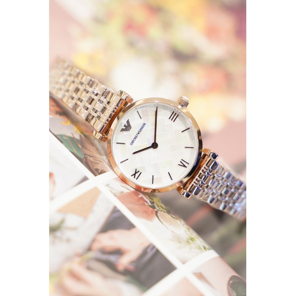 

Emporio Armani Giani Женские металлические часы из розового золота AR11110 30 мм