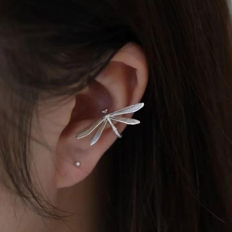 

Vintage Delicate Dragonfly No Hole Ear Bone Clip Earrings For Women New Fashion Jewelry Party Gift OneSize