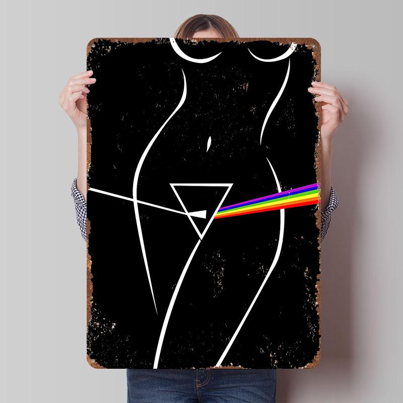 

Pink Floyd Tin Plaque Poster Customized Wall Art Retro Vintage Metal Signs for Man Cave Room Decoration Gaming Home Decor Items 20x30cm（7.8x11.8inch）