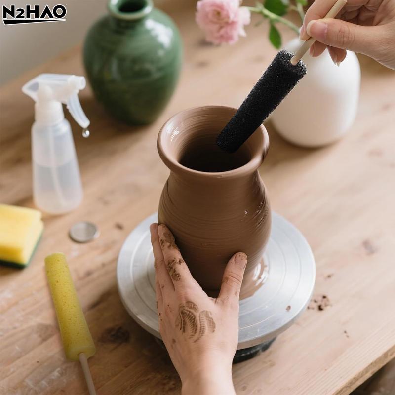 1/2PC Ceramic Shaping Sponge Pottery Pull Blank Tool Water Absorbing DIY Ceramic Handicraft Blank Finishing Replenish Water Tool