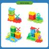 Educational Building Blocks Set for Kids: Large Particle Assembly Toy for Ages 3 to 6, featuring a Small Villa Design