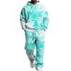 Men's Hoodie and Sweatpants Set with Elastic Waist, Casual Two Piece Outfit