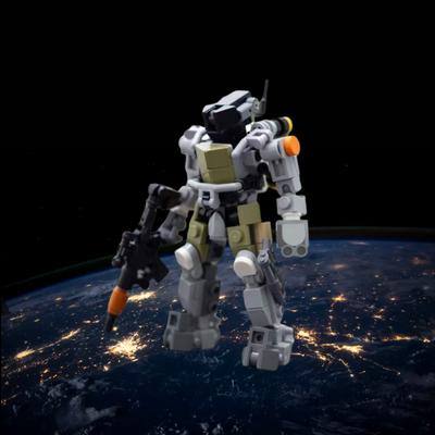 164 ks Přizpůsobený MOC Kreativní Malý Rychle Reagující Mech Model Stavební Kostky Technologické Kostky Kreativní Sestavení Sváteční Dárky