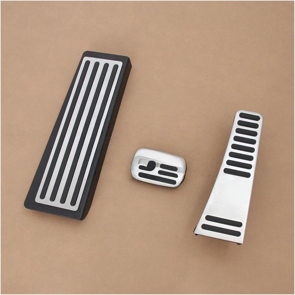 Car Pedal Compatible For Volvo S60 V60 S90 V90 2017-2025 Foot Rest Dead Brake Gas Pedal Pad Cover Set Accessories Non-Slip Stainless Steel