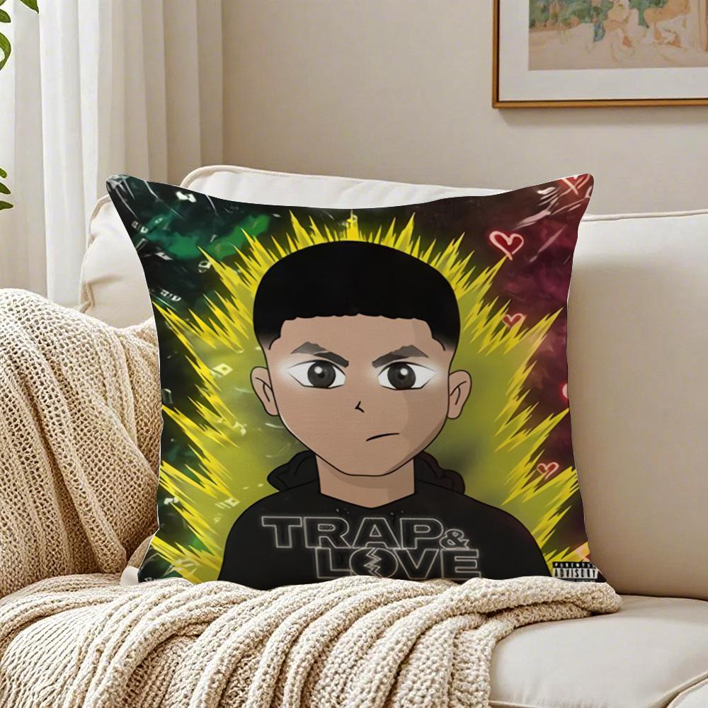Raw Latin Rapper BBENY JR Cushion Cover Pillowcase Antidustmite living Room Sofa Decor Cushion Room