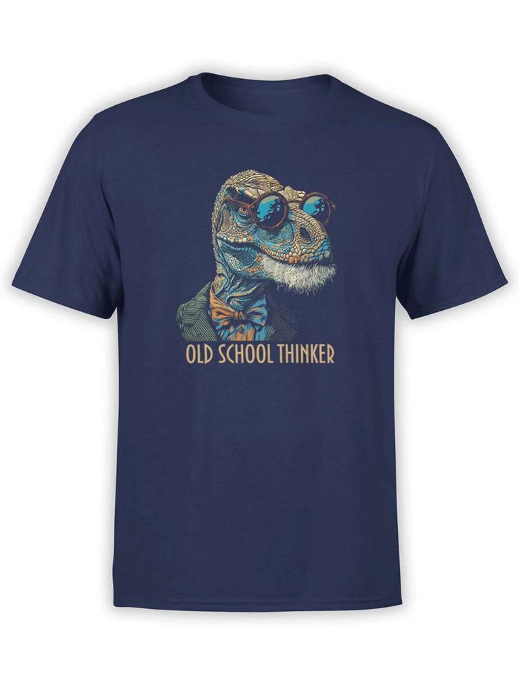 Dinosaur Collection Old School Thinker Tshirt S