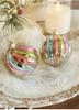8CM Multicolor Glass Ball Ornament for Christmas Tree Decoration