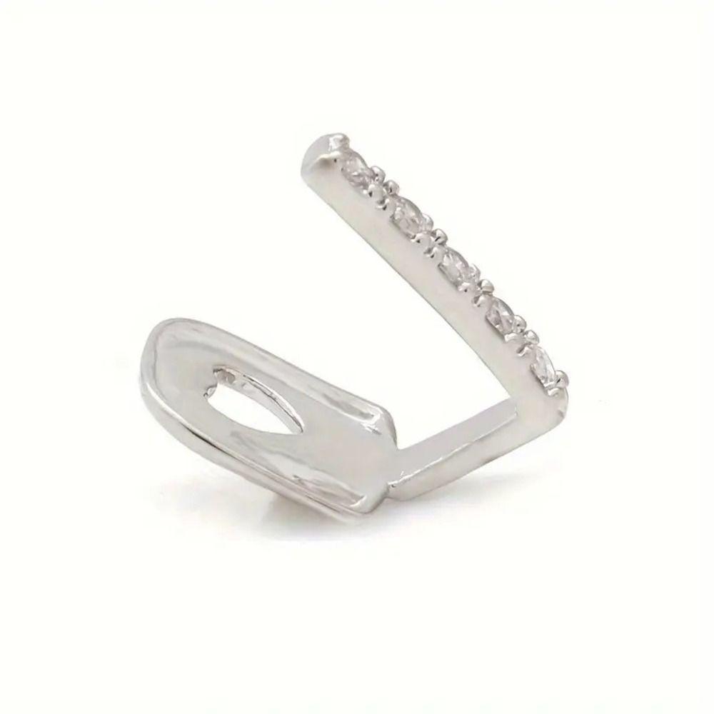 3/5Pcs Funny Rhinestone Teeth Caps Punk Single Dental Braces Hip Hop Teeth Grillz Rapper
