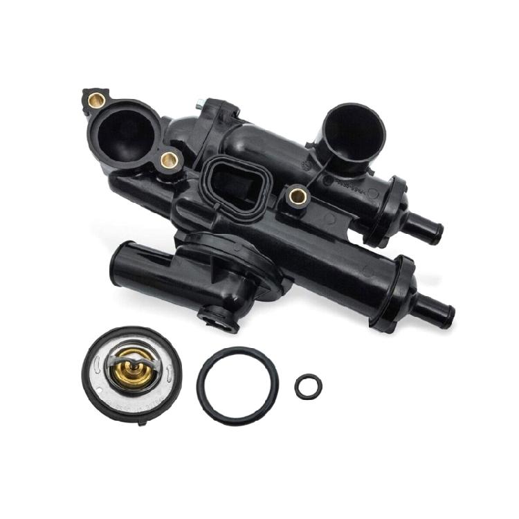 Ersatzthermostat mit Gehäuse Auto Motor Kühlmittel Thermostatgehäuse Baugruppe Autozubehör