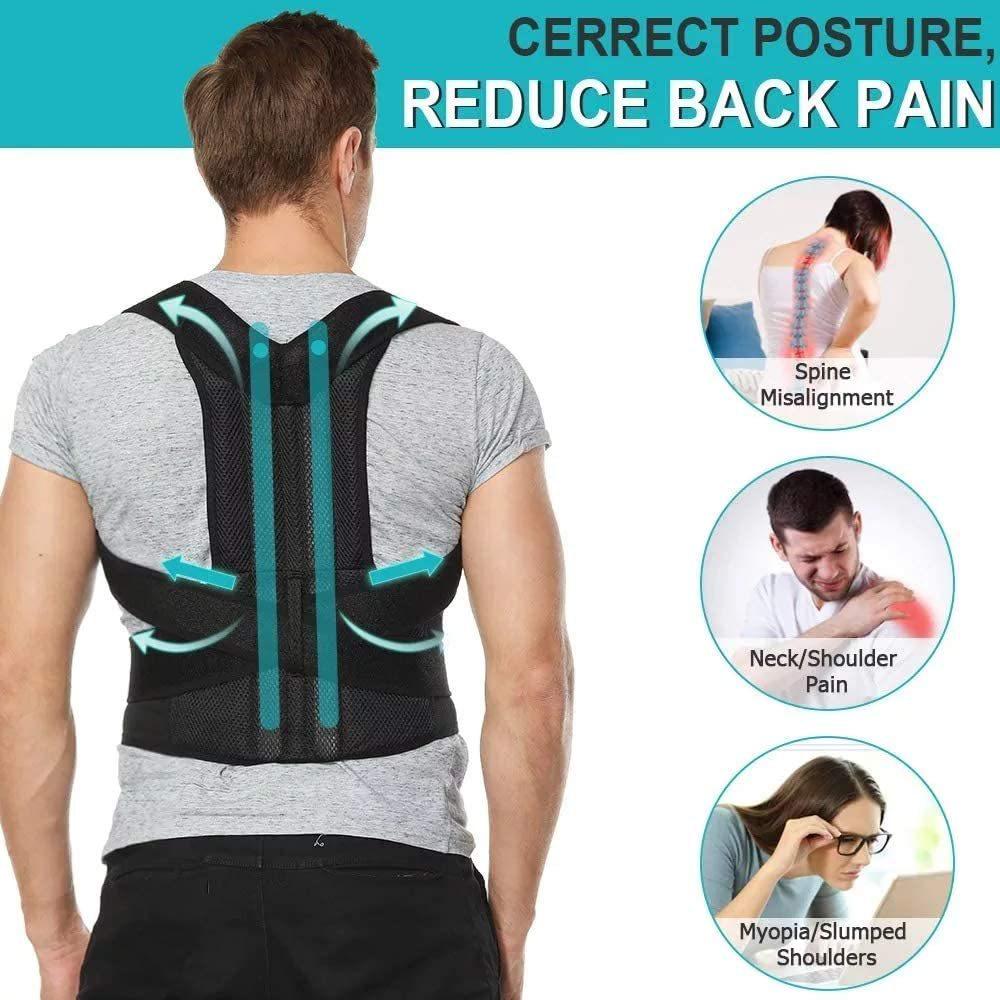 Posture Correction Belt with Shoulder Strap Support