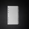 Transparent Frosted Notebook Dividers - 6-Hole A5 A6 A7 Planner Index Pages, Loose-Leaf