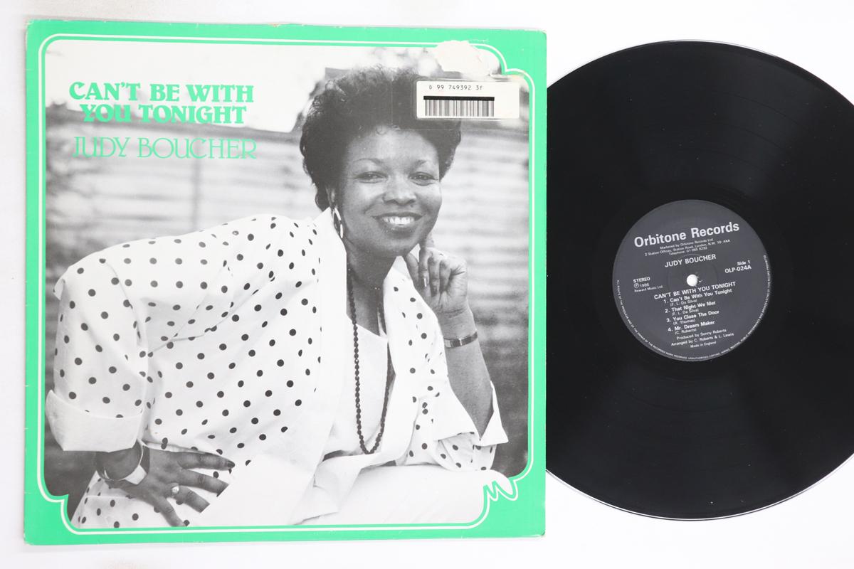 

LP Record JUDY BOUCHER - Can t Be With You Tonight OLP024 ORBITONE RECORD 1986 UK Reggae, Ska & Dub Used