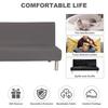 Folding Sofa Bed Cover Polyester Elastic Armless Couch Cover Futon Slipcover Protector