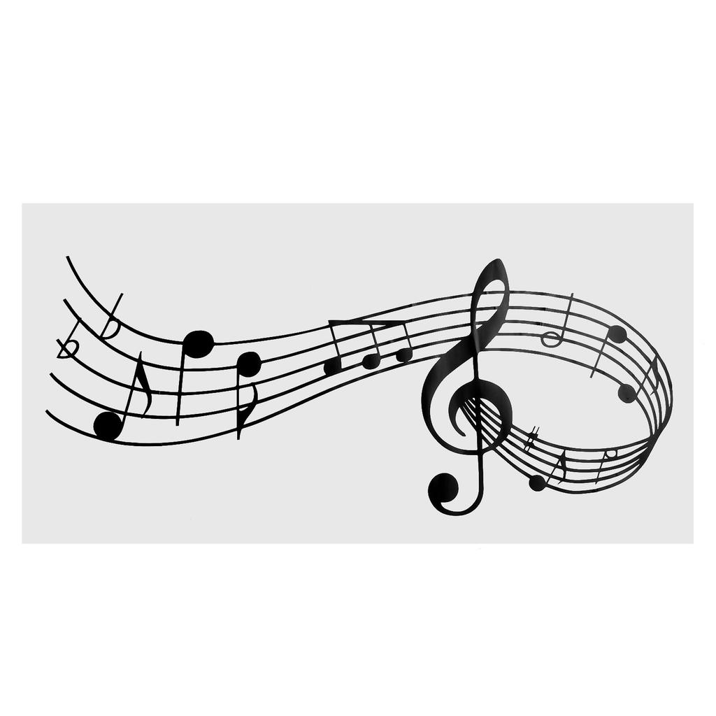 Decal Wall Sticker Kitchen Print Bathroom Bedroom Cover Decor Furniture Living Room Music Note Removable Vinyl