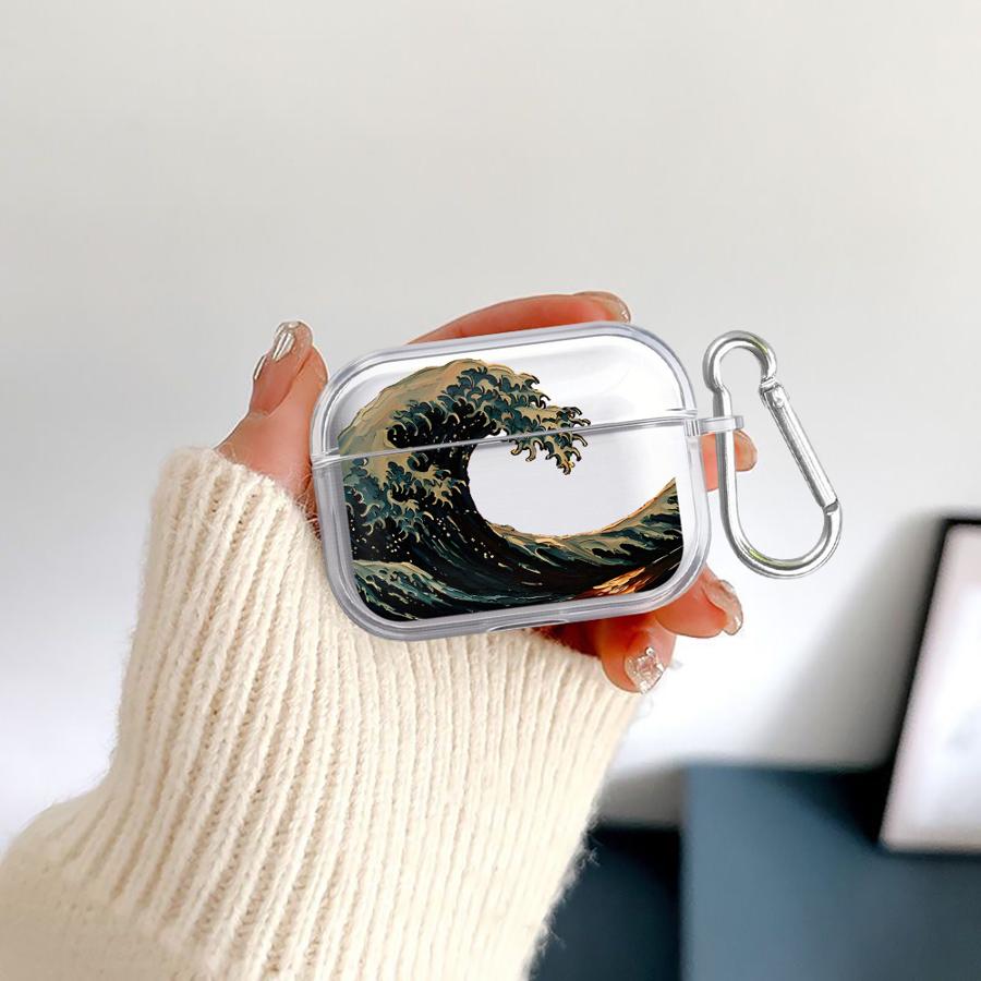 Clear Earphone Cases Cover Case For Airpods Pro2 2 Pro3 Pro 1 4 3 Minimalist Wave Airpods Pro 3