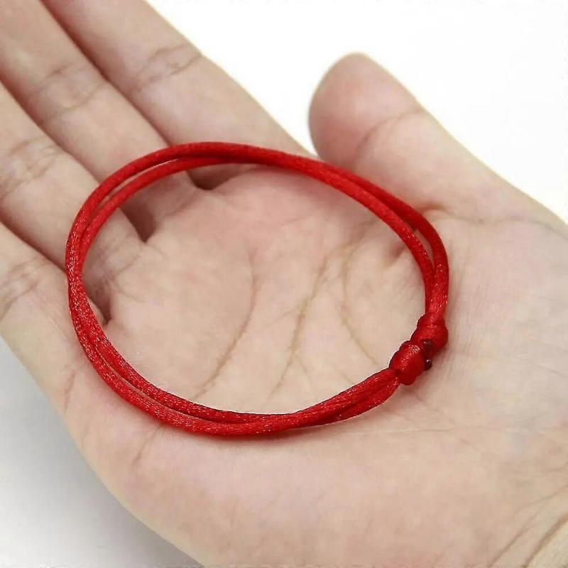 5 Brățări Cabala Fir Roșu Bijuterii Ochi Rău Farmec Cabala Bratara Fashion (Red 5)