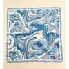 70x70cm Lightweight Cotton Silk Square Scarf With Boho Floral Print Breathable Neck Wrap Women