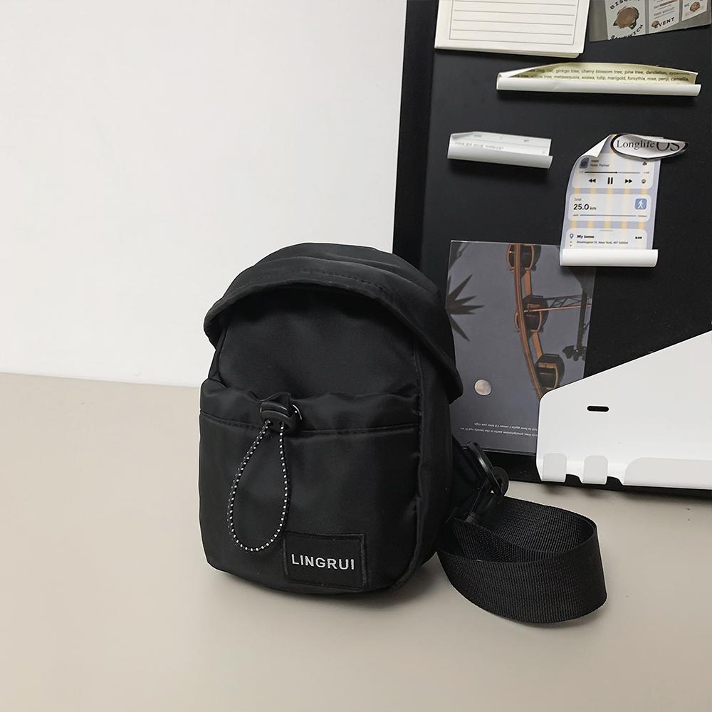 Neutral Style Small Shoulder Bag, Portable Mini Phe Bag, Trendy and Cool Chest Bag, Small Bag, Sports Shoulder Bag