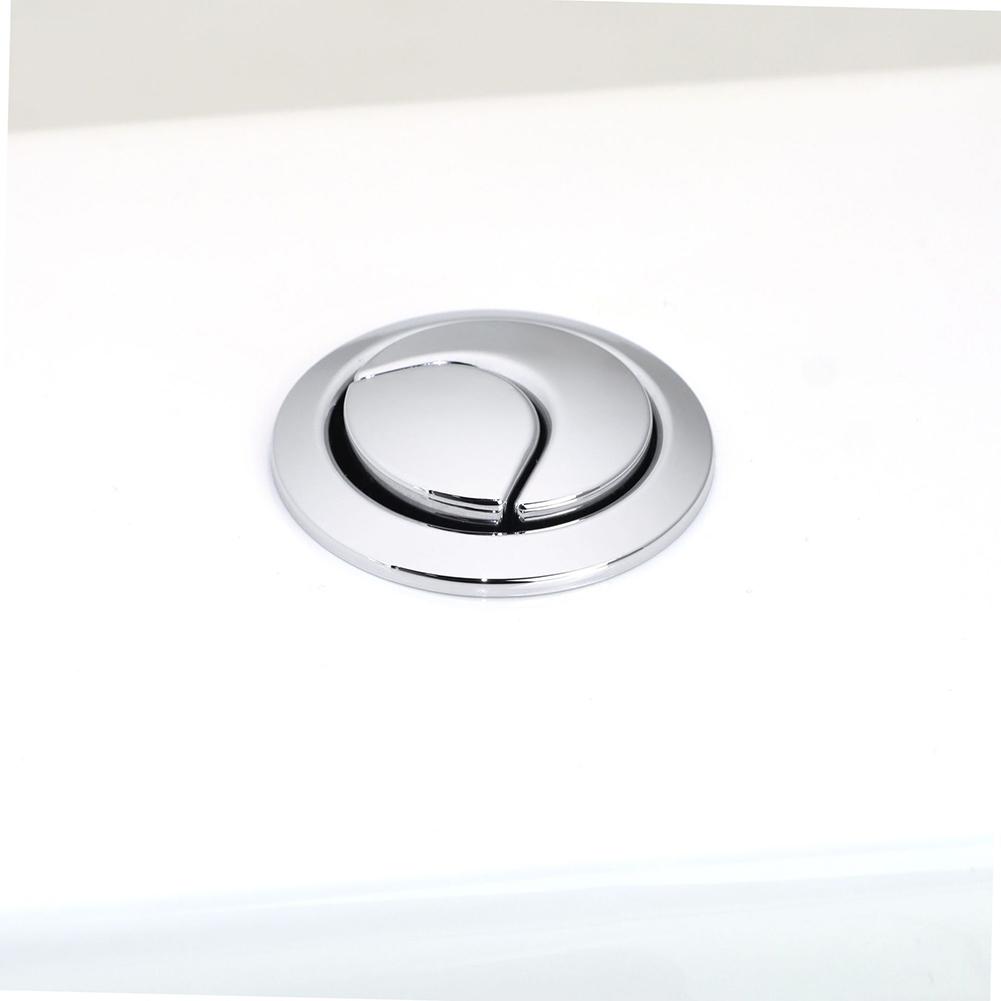 Toilet Button For Siamp For Skipper 45 Dual Flush Cistern Button For 34455009 Chrome Full/half Flush Home Toilet Flush Valve