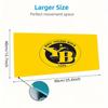 BSC Young Boys Farbiges Mauspads Großes Gaming-Tischkissen Rutschfeste Laptop-Tablet-Große Mauspads XXL-Matte Mini-PC-Spielmatte Mit Verriegeltem Rand