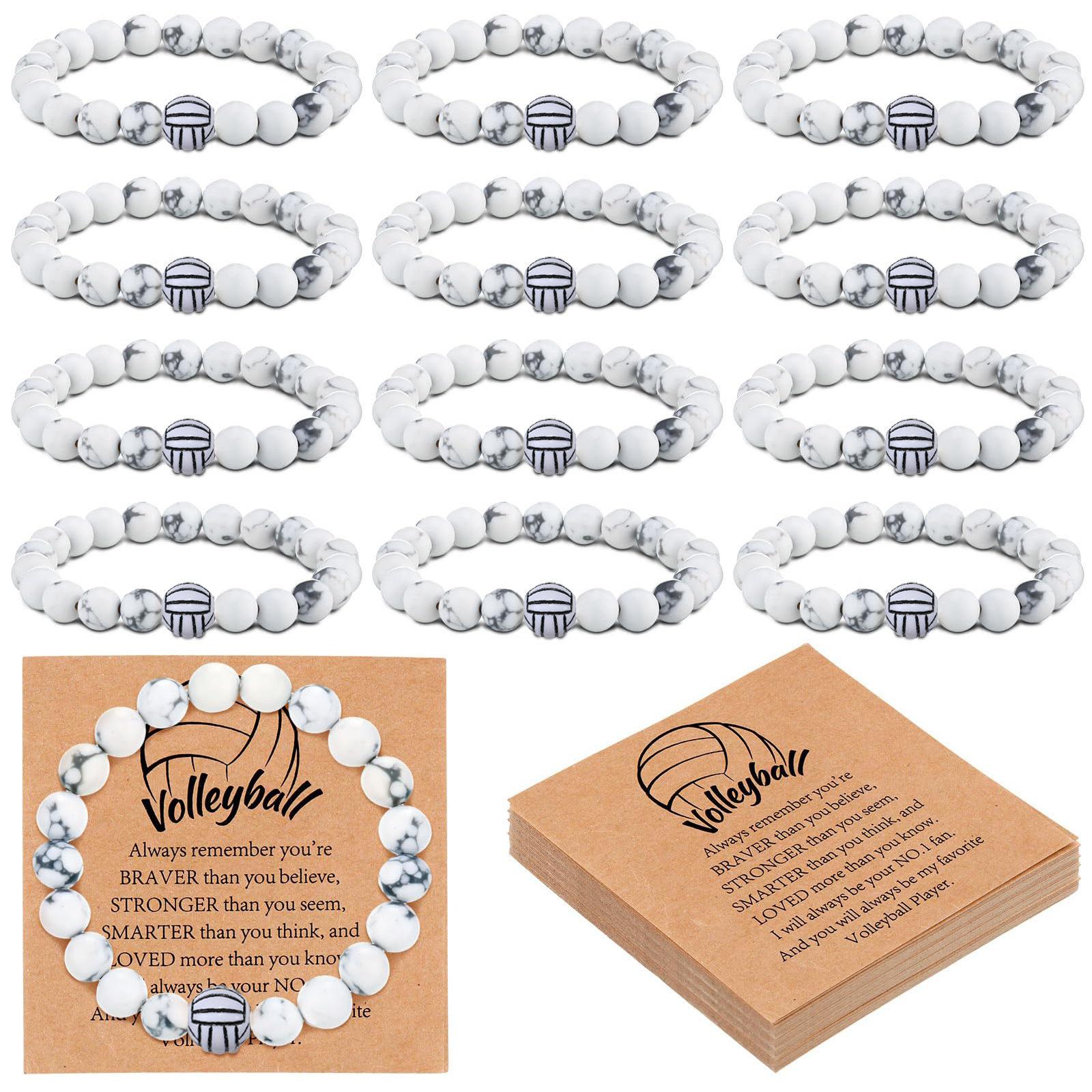 

JYL TS Bracelet Compass Graduation Gift Direction & Success White Turquoise Volleyballs 12-piece Pack алабама багровый