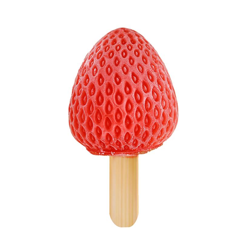 Stampo per Gelato alla Frutta Sicuro per Alimenti Design 3D Fragola Mango Pesca Rilascio Facile Stampo per Torta, Cioccolato, Gelatina, Sapone Fai da Te