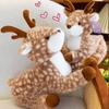 Entzückendes Cartoon-Rehkitz-Plüschtier Weiches Stofftier Geschenk für Mädchen Heimdeko