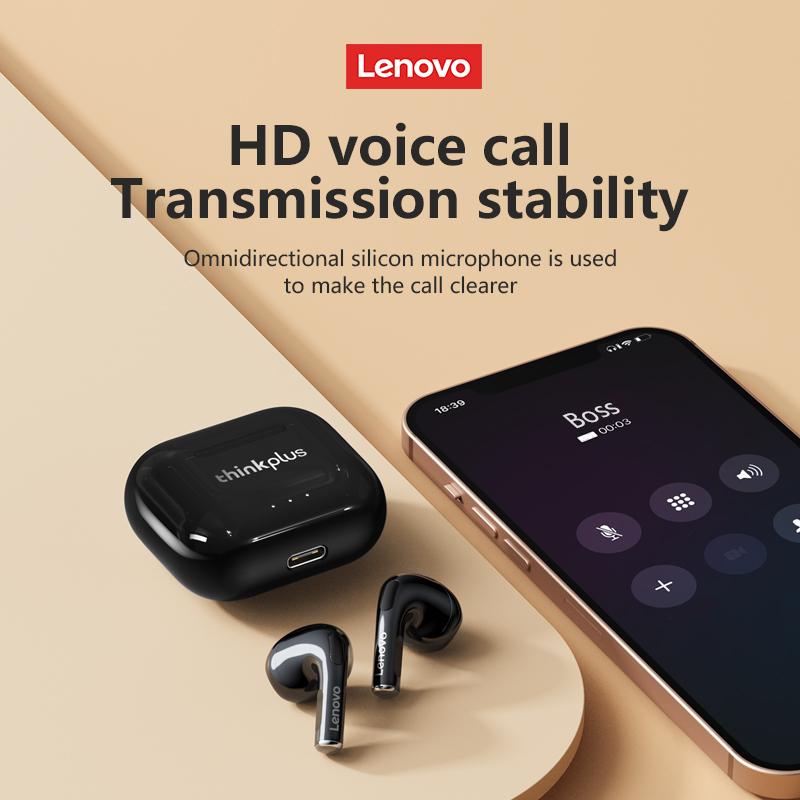 Lenovo LP40 II Bluetooth Earphones Wireless Headset Noise Reduction Headphones 230mAh HiFi Stereo Sports Earbuds With Mic