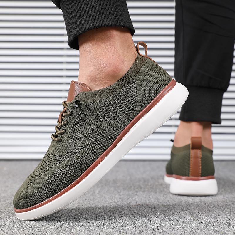 Spring Summer Men'S Casual Sneakers Breathable Mesh Anti Slip Affordable Walking Shoes Comfortable Flat Bottomed Men Board Shoes