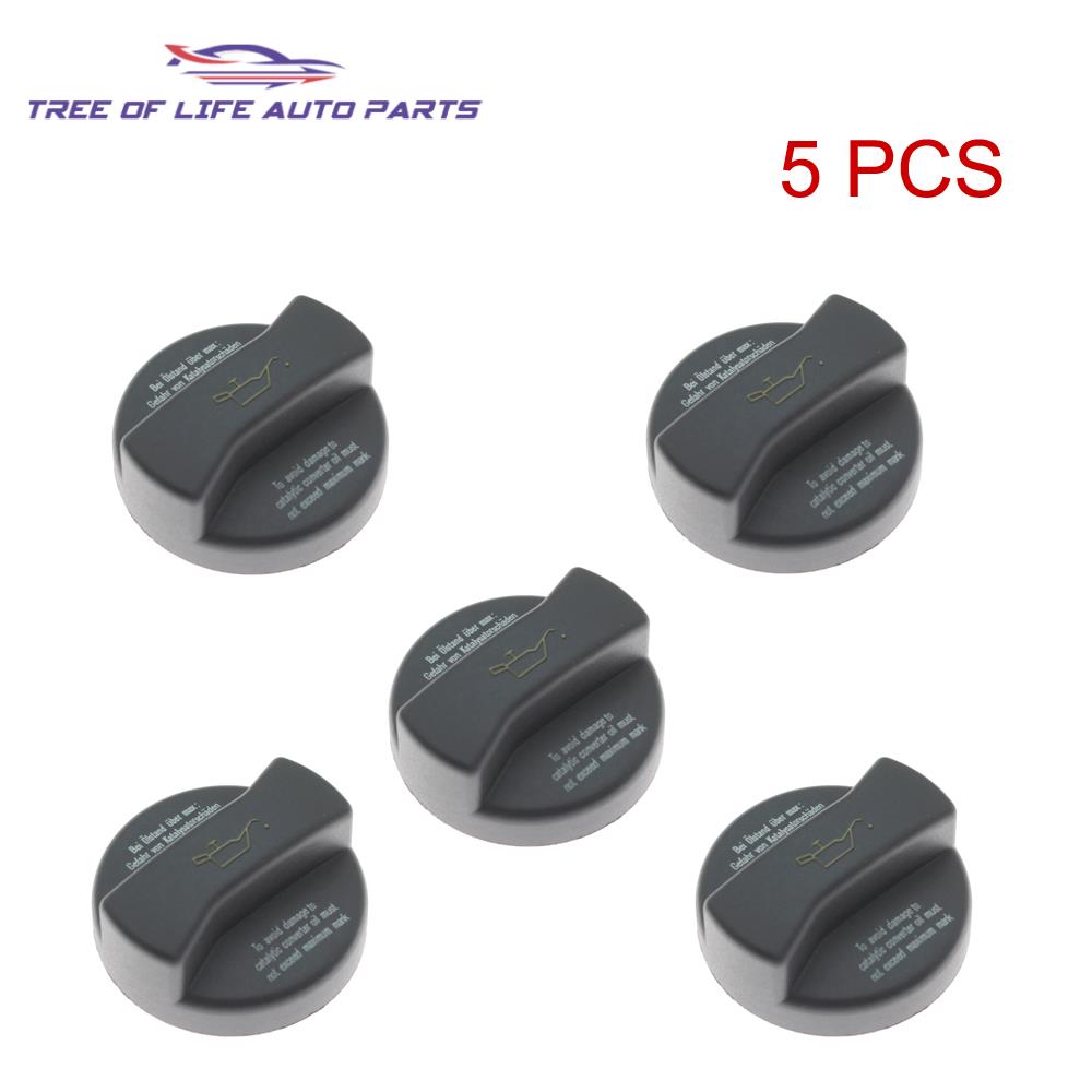 1/2/5/10 Engine Oil Filler Cap Fits Volkswagen VW Beetle Golf Jetta Passat Touareg 06B103485C 026103485D 026103485J 06A103485H