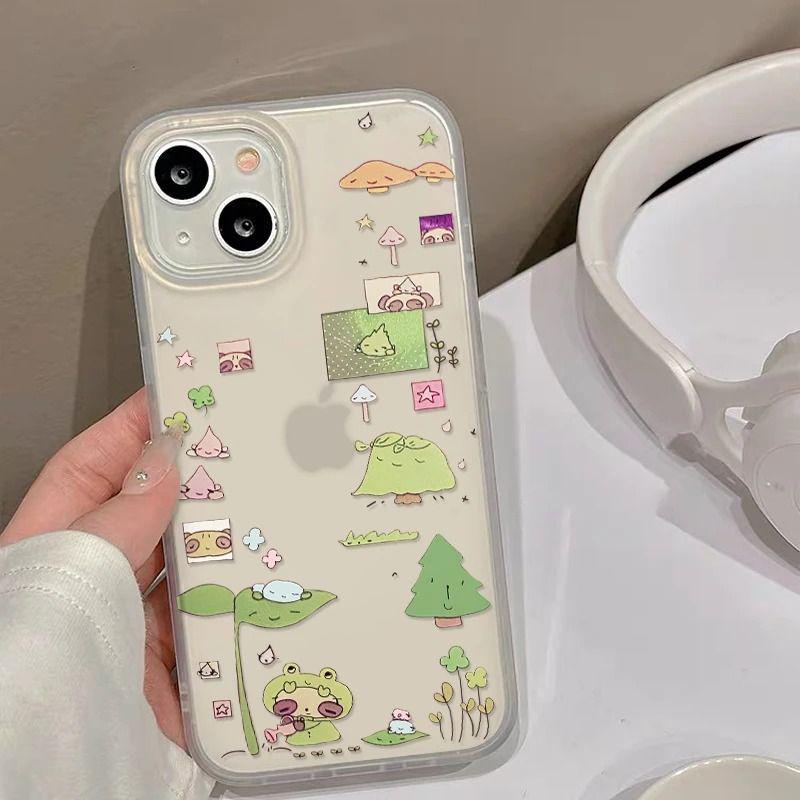 Coque iPhone 17 PROMAX Arrosoir Petite Grenouille - Compatible avec iPhone 16 Dépoli, 15 Fun, 14 Coque Souple, 13