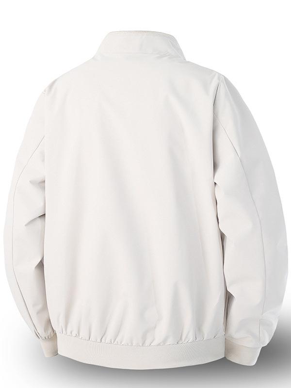 Men's Winter Cotton Jacket - Middle-Aged Stand Collar Fashion Coat for Dad