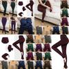 Women Winter Thick Warm Fleece Lined Thermal Stretchy Skinny Leggings Pants For Cozy Cold Days
