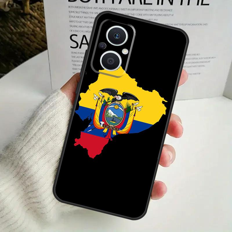 

Чехол с флагом Эквадора для OPPO Reno 11F 10 Pro 4 5 6 7 8 Lite 4Z 5Z 8T OPPO Find X6 X5 Pro X2 X3 Neo OPPO Reno8 5G