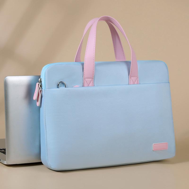 Business Fashion Umhängetasche - Einfarbig, Pendler-Laptop-Handtasche mit großem Fassungsvermögen